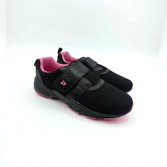 Propet Womens Stability X Strap Shoes Black/Berry Size 11 W Breathable Mesh & Ad - Picture 1 of 5